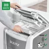 Leitz IQ Autofeed Office 300 automaatne paberipurustaja P5, mikro-purustus, 22 cm, 2 x 15 mm, 60 L, 700 lehte, 55 dB