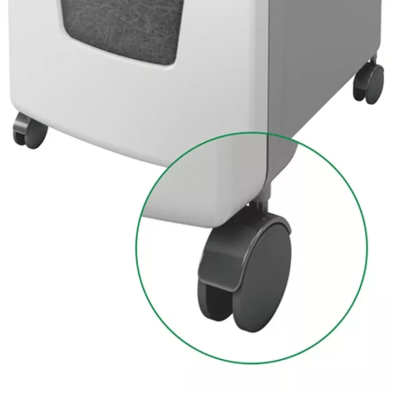 Leitz IQ Autofeed Office 300 automaatne paberipurustaja P5, mikro-purustus, 22 cm, 2 x 15 mm, 60 L, 700 lehte, 55 dB