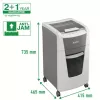 Leitz IQ Autofeed Office 300 automaatne paberipurustaja P5, mikro-purustus, 22 cm, 2 x 15 mm, 60 L, 700 lehte, 55 dB