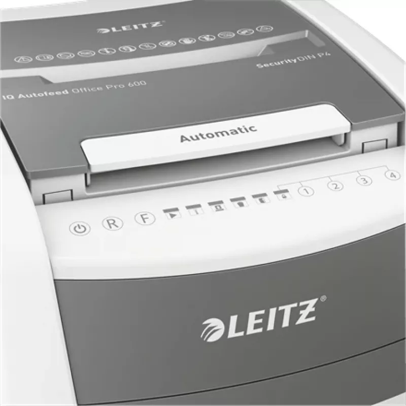 Leitz IQ Autofeed Office Pro 600 automaatne paberipurustaja P4