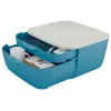 Leitz Cosy sahtlikapp, 2 sahtlit, Polüstüreen (PS), Sinine, Valge, 1 tk, 251 mm, 143 mm