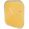 Leitz Cosy vaikne klaasist seinakell, ruudukujuline, kollane, 300 mm, 300 mm, 40 mm, 1,6 kg