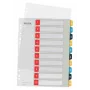 Leitz Cosy 1-10 prinditav register, PP, numbrisakiga register, polüpropüleen (PP), portree, A4 Maxi, 245 mm, 305 mm