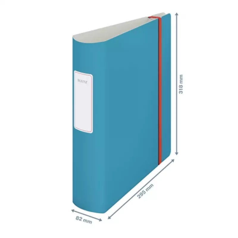 Leitz 180° Active Cosy kangi-kaust, 80 mm, A4, polüvaht, sinine, 500 lehte, 80 g/m², 8,2 cm