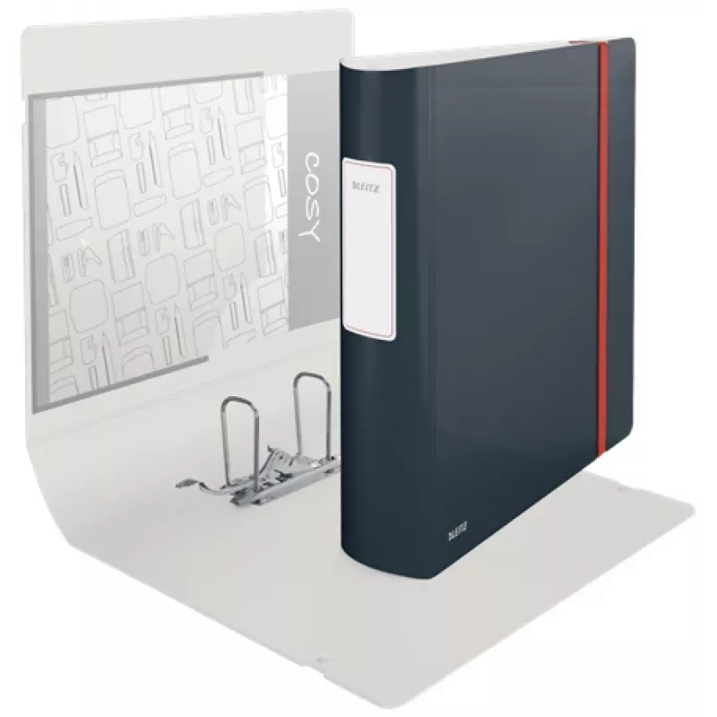 Leitz 180° Active Cosy rõngaskaust 80 mm, A4, polüvaht, must, 500 lehte, 80 g/m², 8,2 cm