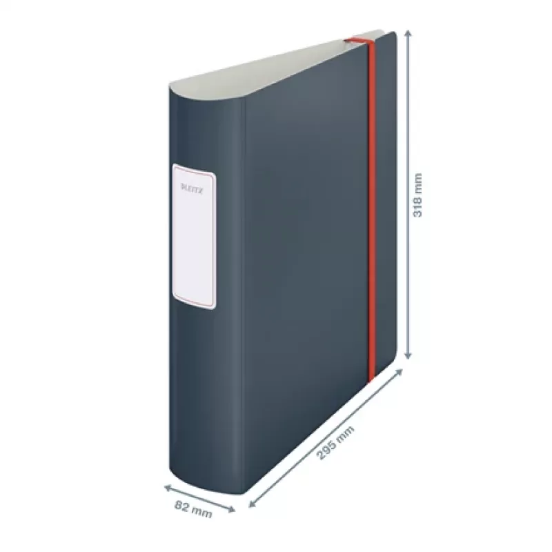 Leitz 180° Active Cosy rõngaskaust 80 mm, A4, polüvaht, must, 500 lehte, 80 g/m², 8,2 cm