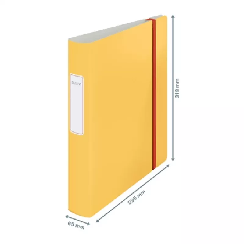 Leitz 180° Active Cosy kangseljarahviir 60 mm, A4, vahtpolümeer, kollane, 350 lehte, 80 g/m², 6,5 cm