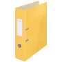 Leitz 180° Cosy kangkaust pehme puutega 80 mm, A4, kartong, kollane, tekstuurpind, 600 lehte, 80 g/m²