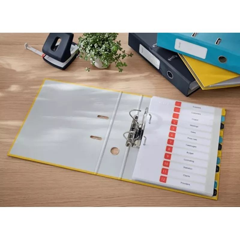 Leitz 180° Cosy kangkaust pehme puutega 80 mm, A4, kartong, kollane, tekstuurpind, 600 lehte, 80 g/m²