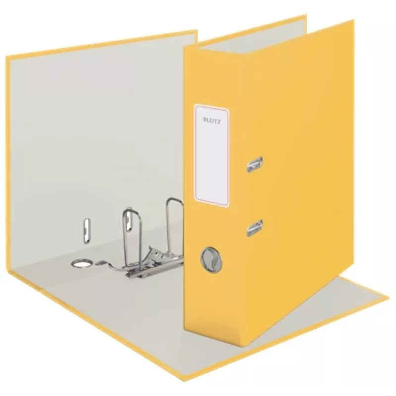 Leitz 180° Cosy kangkaust pehme puutega 80 mm, A4, kartong, kollane, tekstuurpind, 600 lehte, 80 g/m²