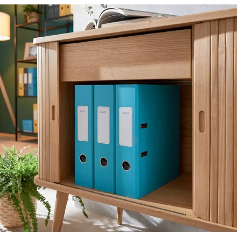 Leitz 180° Cosy kangköitmekaust Soft Touch 80 mm, A4, kartong, sinine, tekstuurpind, 600 lehte, 80 g/m²