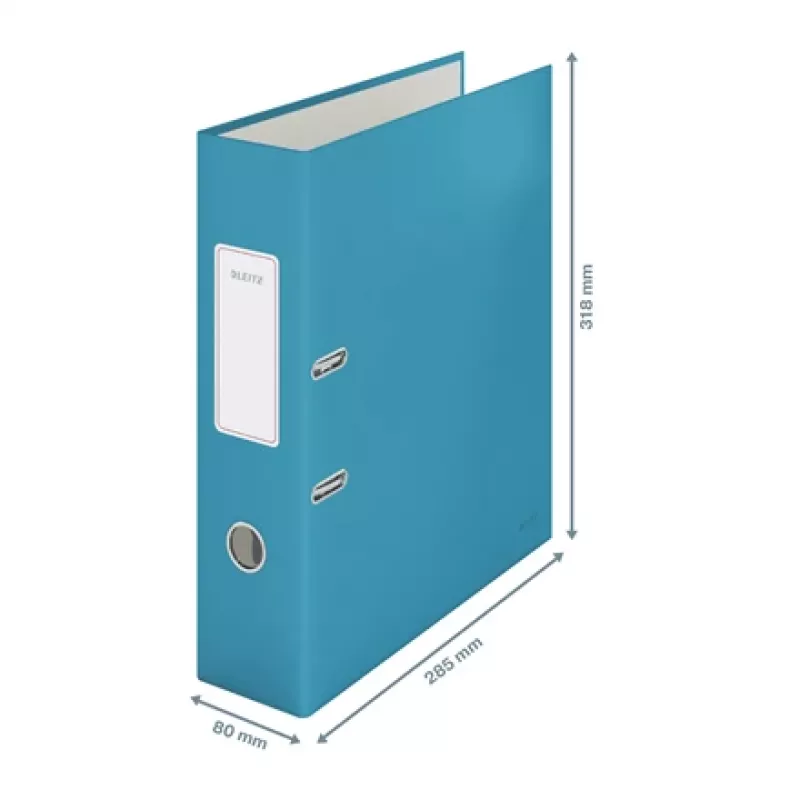 Leitz 180° Cosy kangköitmekaust Soft Touch 80 mm, A4, kartong, sinine, tekstuurpind, 600 lehte, 80 g/m²