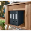 Leitz 180° Cosy kangkaust pehme puutega 80 mm, A4, kartong, must, tekstureeritud pind, 600 lehte, 80 g/m²
