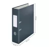 Leitz 180° Cosy kangkaust pehme puutega 80 mm, A4, kartong, must, tekstureeritud pind, 600 lehte, 80 g/m²