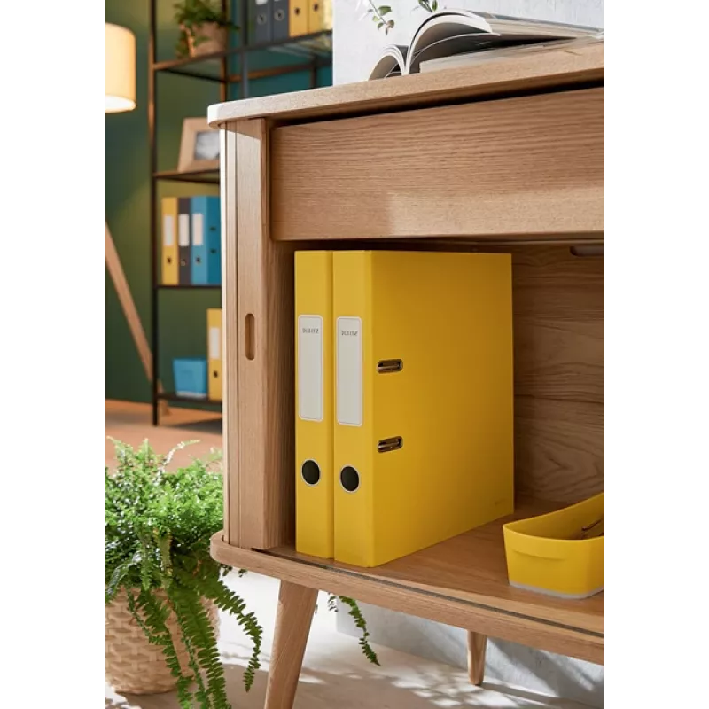 Leitz 180° Cosy pehmepuuteline kiirköitja 50mm, A4, papp, kollane, tekstuurne pind, 350 lehte, 80 g/m²