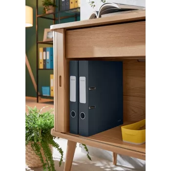 Leitz 180° Cosy kangkaust, soft touch, 50 mm, A4, kartong, must, tekstuurne pind, 350 lehte, 80 g/m²
