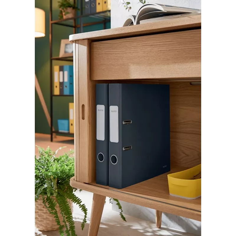 Leitz 180° Cosy kangkaust, soft touch, 50 mm, A4, kartong, must, tekstuurne pind, 350 lehte, 80 g/m²