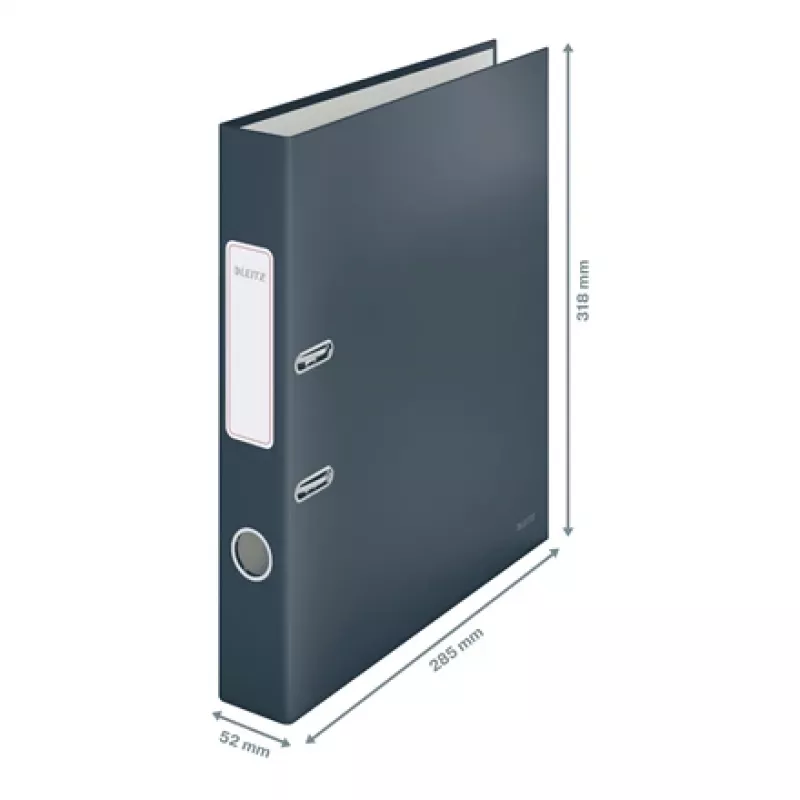 Leitz 180° Cosy kangkaust, soft touch, 50 mm, A4, kartong, must, tekstuurne pind, 350 lehte, 80 g/m²