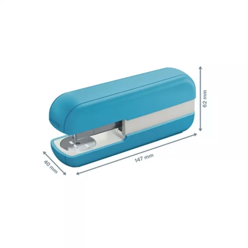 Leitz Cosy klammerdaja 30 lehte, 30 lehte, sinine, standardne klamberdus, 26/6, metall, plast, 80 g/m²