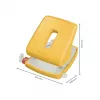 Leitz Cosy Hole Punch 2-auguline 30 lehte, 30 lehte, kollane, plastik, 8 cm, 5,5 mm, A4