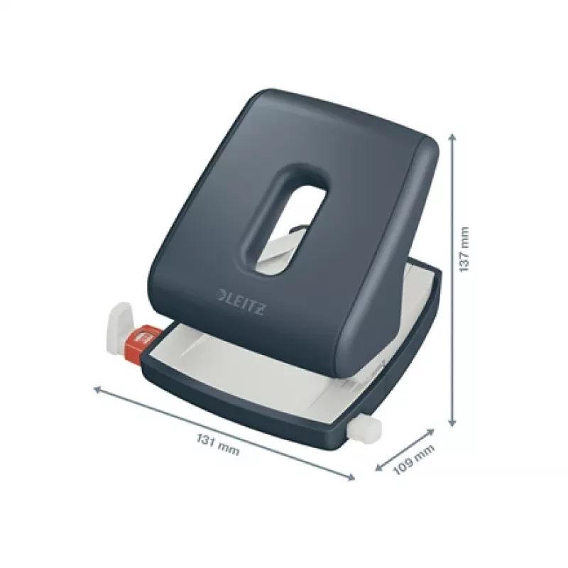 Leitz Cosy auguraud 2-auguline 30 lehte, 30 lehte, Must, Plastik, 8 cm, 5,5 mm, A4, A5, A6, Foolio, US-Quarto, 8 x 8 x 8 cm