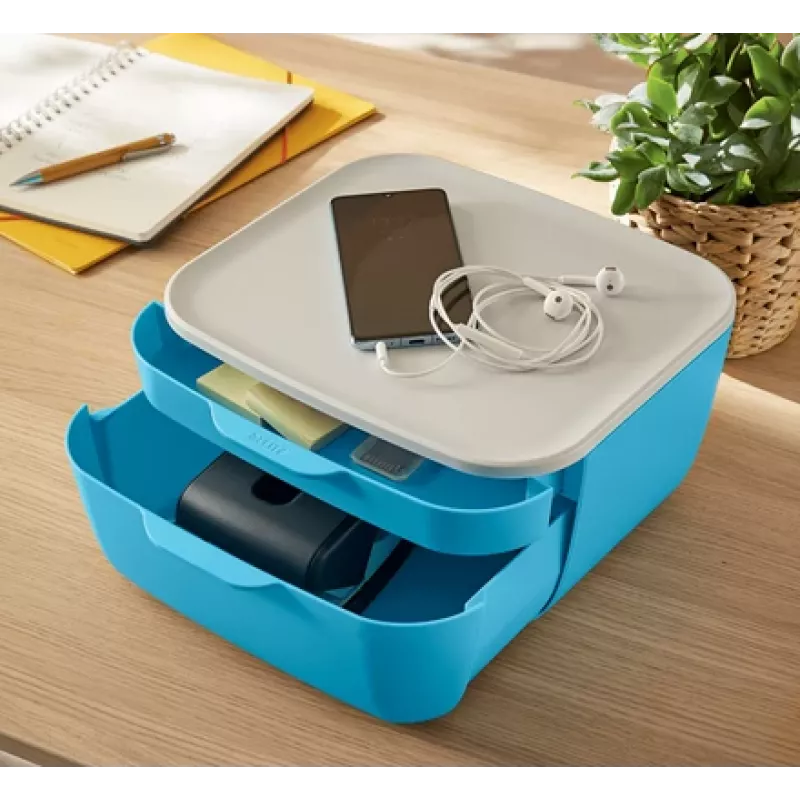 Leitz Cosy auguraud 2-auguline 30 lehte, 30 lehte, Must, Plastik, 8 cm, 5,5 mm, A4, A5, A6, Foolio, US-Quarto, 8 x 8 x 8 cm