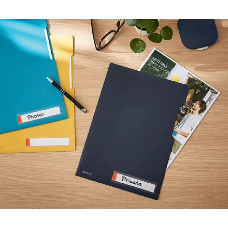 Leitz Cosy Privacy Folder, tavaline mapp, A4, polüpropüleen (PP), must, matt, portree