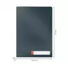 Leitz Cosy Privacy Folder, tavaline mapp, A4, polüpropüleen (PP), must, matt, portree