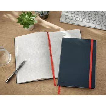Leitz Cosy Notebook Soft Touch Squared with Hardcover, Monokromaatiline, Must, B5, 80 lehte, Matt, 100 g/m²