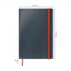 Leitz Cosy Notebook Soft Touch Squared with Hardcover, Monokromaatiline, Must, B5, 80 lehte, Matt, 100 g/m²