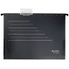 Leitz Alpha® taaskasutatud kartongist riputuskaust, A4, must, kartong, 80 g/m², 150 lehte, 348 mm