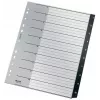 Leitz Recycle indeks, PP, eriti lai, nummerdatud vahelehed, polüpropüleen (PP), must, valge, portree, A4 Maxi, 160 g/m²