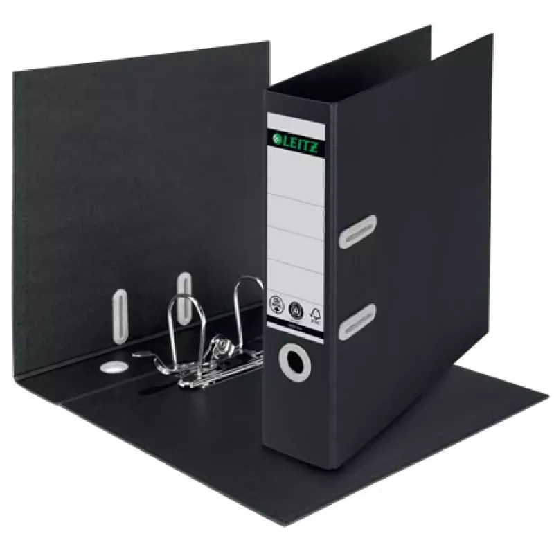 Leitz 180° taaskasutatav kangikaust, A4, kartong, must, 600 lehte, 80 g/m², 320 mm