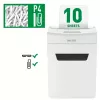 Leitz IQ Protect Premium paberipurustaja 10X P4, 4 x 40 mm, 18 L, 150 lehte, 55 dB, puutjuhtimine, 10 lehte