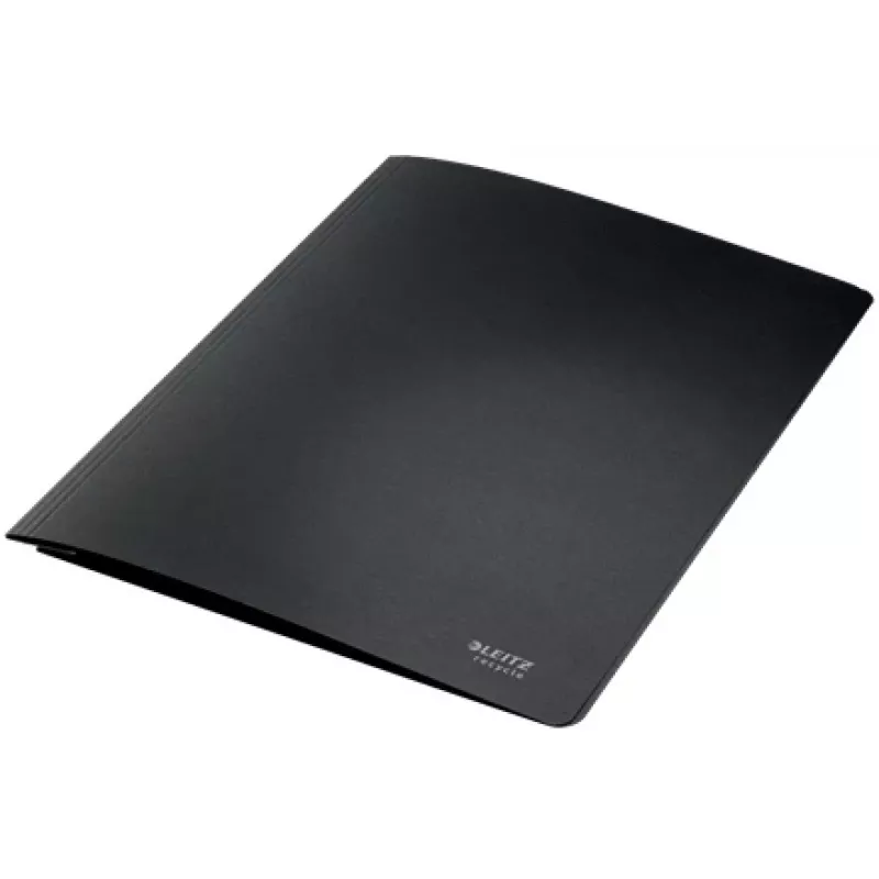 Leitz Recycle Card lame File, tavaline mapp, A4, kartong, must, matt, portree