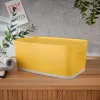 Leitz MyBox Cosy Small with lid, Storage Box, hoiukarp, kollane, ristkülikukujuline, plastik, ühevärviline, kollane