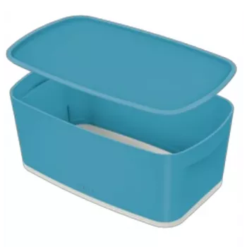 Leitz MyBox Cosy Small with lid, Storage Box, hoiukarp, sinine, ristkülikukujuline, plastikust, ühevärviline, siseruumides kasutamiseks