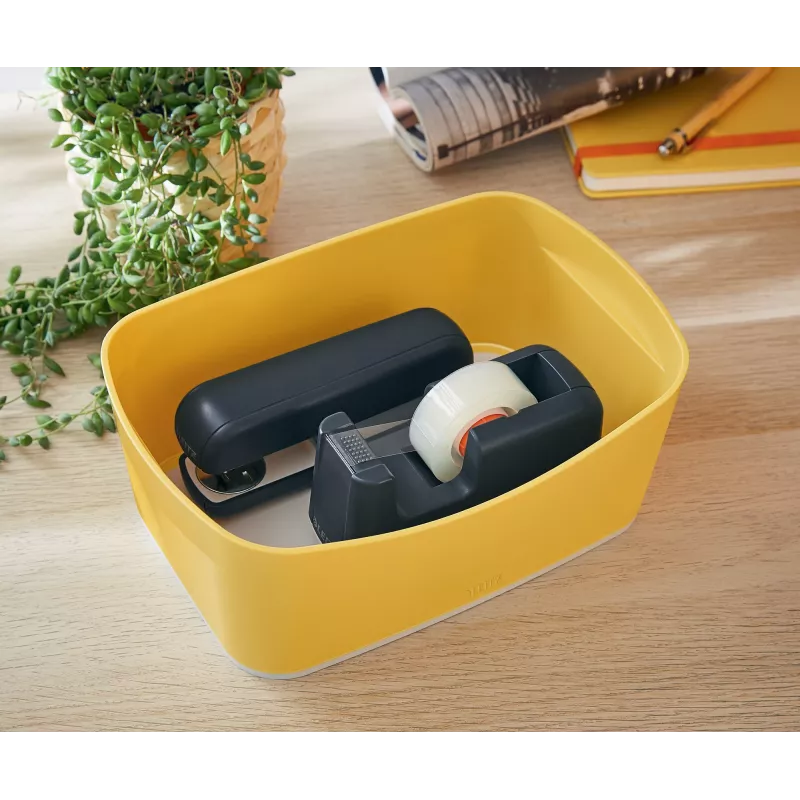 Leitz MyBox Cosy hoiualus, hoiualus, kollane, ristkülikukujuline, plastik, monokroomne, 246 mm