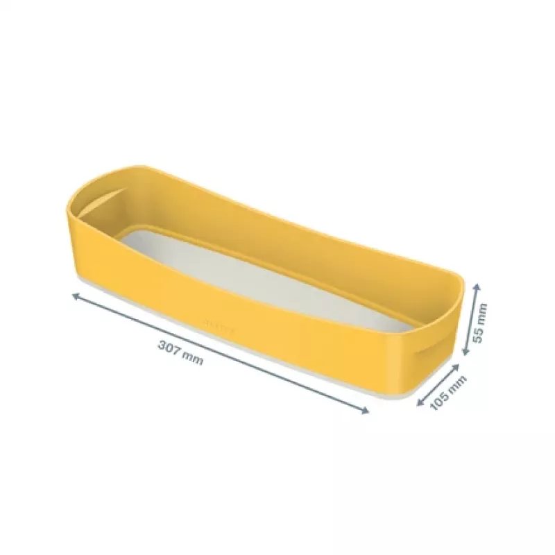 Leitz MyBox Cosy korraldaja salv pikk, Hoiustamine, Hoiukarp, Kollane, Ristkülikukujuline, Plast, Ühevärviline, 307 mm