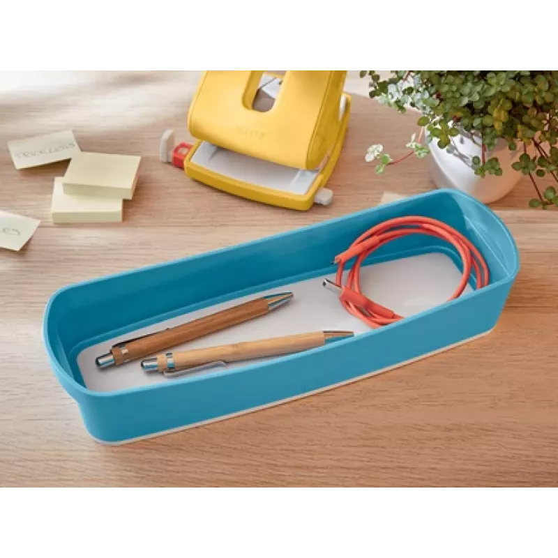 Leitz MyBox Cosy korraldaja kandik pikk, hoiustamine, hoiukarp, sinine, ristkülikukujuline, plastik, monokroomne, 307 mm