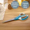 Leitz Cosy titaankattega kontorikäärid 205 mm, täiskasvanutele, sirge lõige, üksik, sinine, roostevaba teras, kontorikäärid