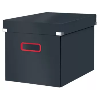 Leitz Click & Store Cosy Cube Large Storage Box, hoiukarp, hall, ristkülikukujuline, kartong, ühevärviline, siseruumidesse