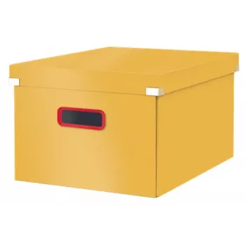 Leitz Click & Store Cosy Medium Storage Box, hoiukarp, kollane, ristkülikukujuline, papp, ühevärviline, sisetingimustesse