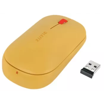 Leitz Cosy juhtmevaba hiir, mõlemakäeline, RF-juhtmevaba + Bluetooth, 4000 DPI, oranž