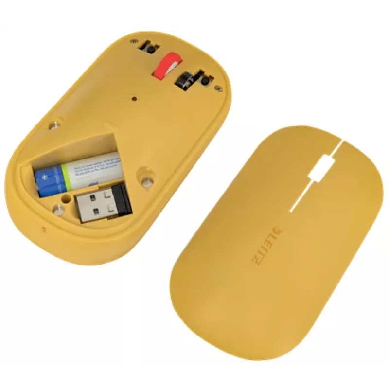 Leitz Cosy juhtmevaba hiir, mõlemakäeline, RF-juhtmevaba + Bluetooth, 4000 DPI, oranž