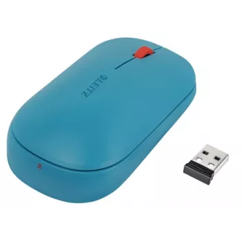 Leitz Cosy juhtmevaba hiir, mõlemakäeline, RF-juhtmevaba + Bluetooth, 4000 DPI, sinine