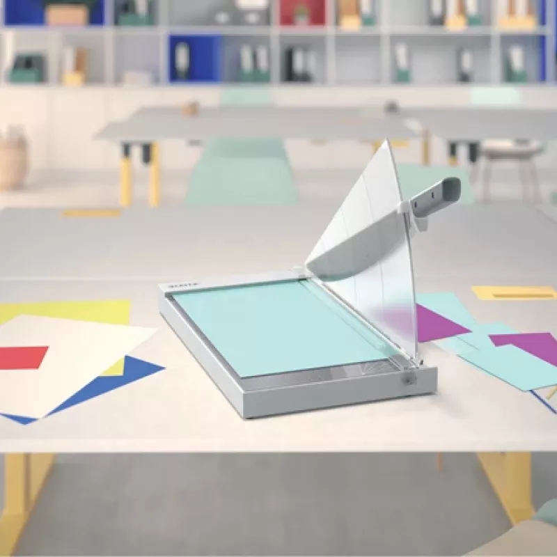 Leitz Precision Office paberilõikur A3, 15 lehte, roostevaba teras, A3, 80 g/m², klaas, roostevaba teras, antratsiit