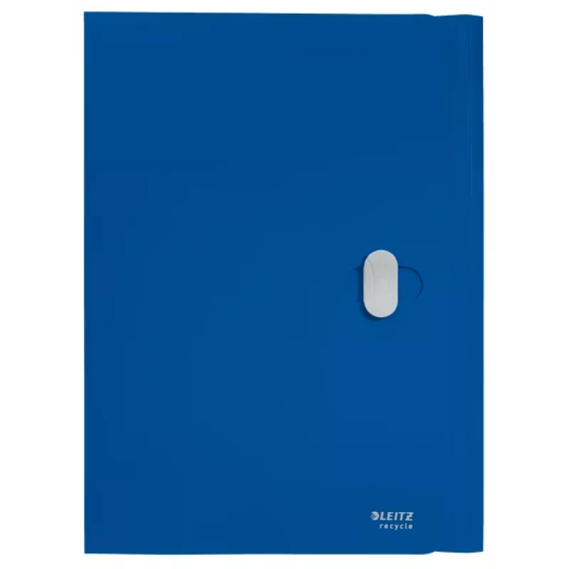 Leitz Recycle 3-klapiga mapp, ümbrikumapp, A4, polüpropüleen (PP), sinine, horisontaalpaigutus, 150 lehte