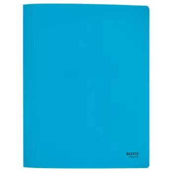 Leitz Recycle taaskasutatud papist lamekaust, tavaline kaust, A4, papp, sinine, horisontaalne/vertikaalne, 250 lehte