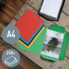Leitz Recycle Card 3-Flap Folder, kaustikust kaust, A4, kartong, punane, 250 lehte, 80 g/m²
